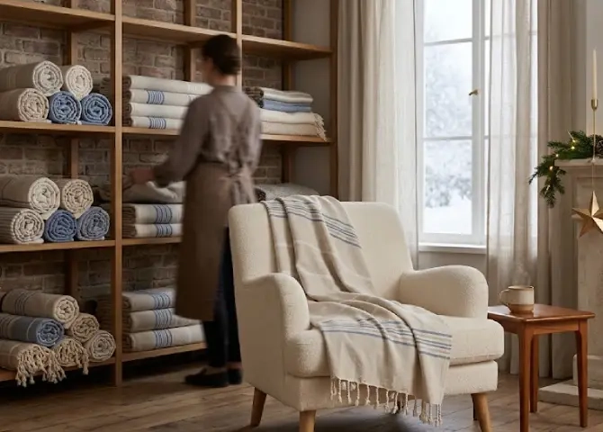 Pourquoi offrir une fouta à vos clients pour Noël ?